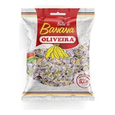 Bala Mastigavel Banana Oliveira Pacote 500g Pronta