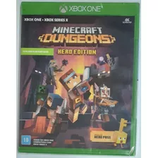Minecraft Dungeons Hero Edition Mídia Física Xbox One