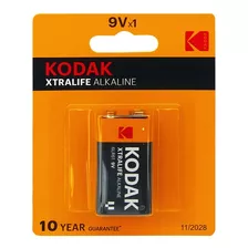 Batería 9v Kodak Alcalina Xtralife