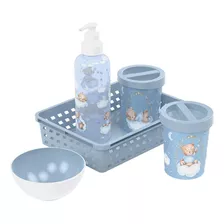 Kit Higiene Bebê Urso Plasútil 5 Peças