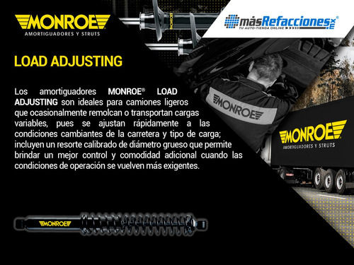 Par Amortiguadores Tra Gas Load Ajusting Imperial 50 Monroe Foto 5