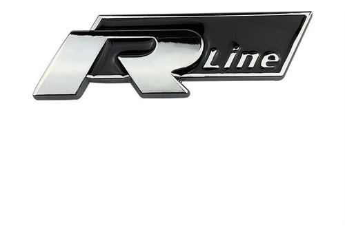 Logo Emblema R Rline Negro Volkwagen Racing Line Sport Vw  Foto 8