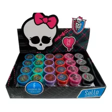 Sello Monster High (cajita C/24 Pzas) Auto Entintable