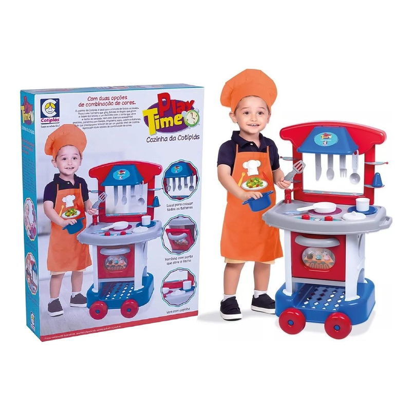 Cozinha Infantil Barbie Cheff Cotiplás 2228 com Acessórios