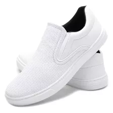 Tênis Menino Sapatenis Masculino Slip On Iate Confortavel