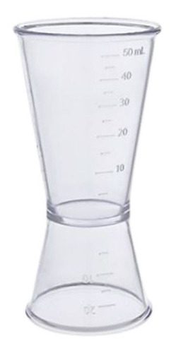 Dosador De Bebidas Acrílico Cristal 50ml X 20ml C/ Medidor