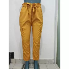 Pantalon Para Dama Casual Moderno Con Moño