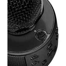 Microfone Bluetooth Wster Ws-858 Alto-falante Karaokê Show