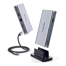 Lention Estación De Acoplamiento Usb C Con 100 W Pd, 4k Hdmi