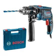 Taladro Percutor 750w Bosch Gsb 13 Re 3800 Rpm Maletín Color Azul