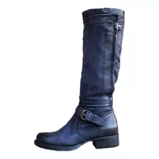 Botas De Mujer De Talla Grande Zapatos De Tacón Bajo De Tubo