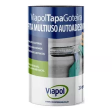 Fita Autoadesiva Aluminizada Tapa Goteira Viapol 20cm (10mt)