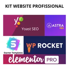 Yoast Seo + Elementor Pro + Astra Pro + Wp Rocket + Starter