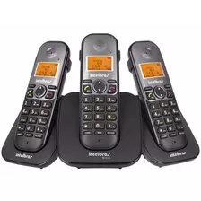 Kit Telefone Sem Fio 5120 +2 Ramais Intelbras Viva Voz Bina;