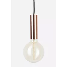 Lámpara Colgante Apto Led Minimal 15cm Cobre Antonio Ikon