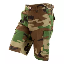 Bermuda Niño Combate Camufladas Ripstop Algodón/poliéster