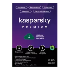 Licencia Kaspersky Total Security 3 Dispositivos 1 Año