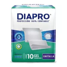 Caja Pañal Diapro Adultos Gel 8 Paquetes De 10 Piezas