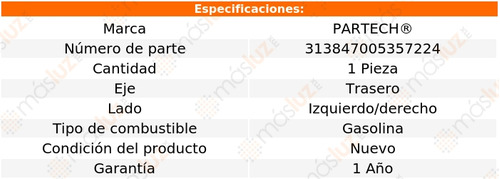 (1) Cilindro Rueda Tra Izq/der Pontiac Aztek 3.4l V6 01/05 Foto 5