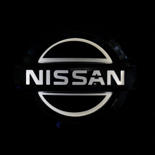 Logotipo De Luz De Coche Nissan Led 11,7 Cm X 10 Cm Foto 2
