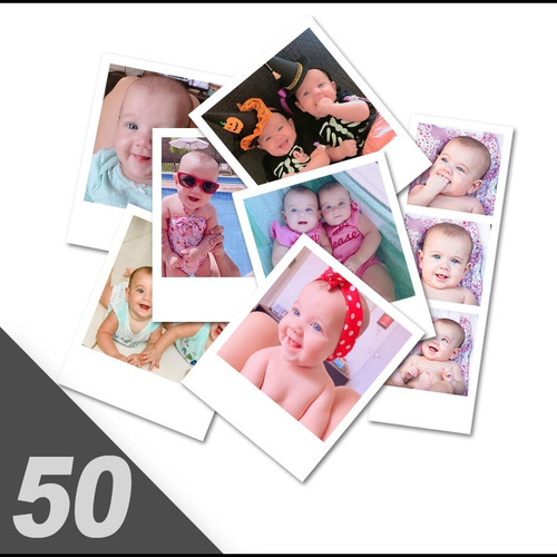50 Fotos Polaroid + 2 Brindes - Frete Grátis