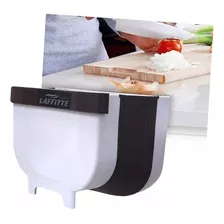 Cesto Plegable Colgante Basura Tacho Cocina Mesada Laffitte