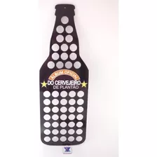 Porta Tampinhas Mdf Madeirado 50 Tampinhas Cervejeiro