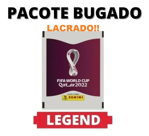 Pacotinho De Figurinhas Bugado Da Copa 2022 Legend Extra