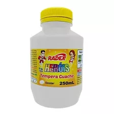 Tinta Guache 250 Ml College Branco / Un / Radex