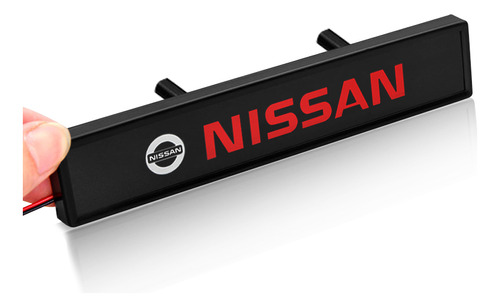 Emblema Nissan Con Luz Led Para Parrilla Foto 3