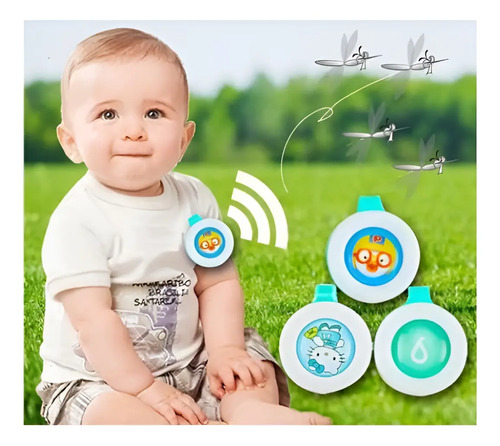 Botton Repelente Infantil Bebe Natural Citronela Kit 2 Uni Sortido Botton