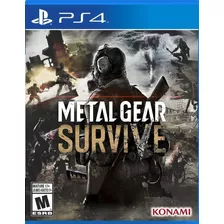 Jogo Metal Gear Survive Playstation 4 Ps4 Leg Ptbr Mídia Fís