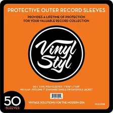 Protectores Para Vinilo De Nylon X50 Vinyl Styl