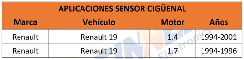 Sensor Cigeal Renault 19 1.4 1.7 Foto 4