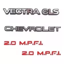 Kit Emblemas Vectra Gls Chevrolet 94 95 2- 2.0 Mpfi 