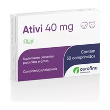 Ativi 40mg Ucii 30 Compr Ouro Fino Regenerador Articular