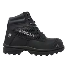 Botas Trabajo Hombre Negras Casquillo Piel Táctica Boost 403