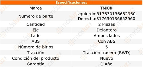 2- Mazas Delanteras Corvette 8 Cil 6.0l 2005/2007 Tmk Foto 2