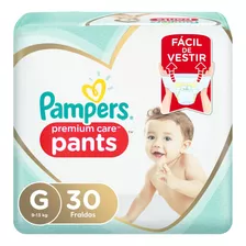 Fraldas Pampers Premium Care Pants G 30 Unidades