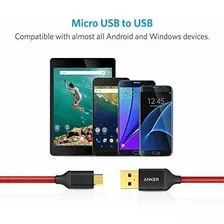 Micro Usb Trenzado Nailon Sin Enredo Conector Dorado Htc 0m