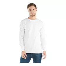 Playera Hombre Casual Optima Manga Larga Cuello Redondo