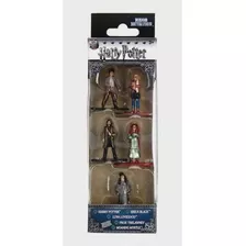 Kit 5 Mini Bonecos Metal Harry Potter 4cm Nano Metalfigs Dtc