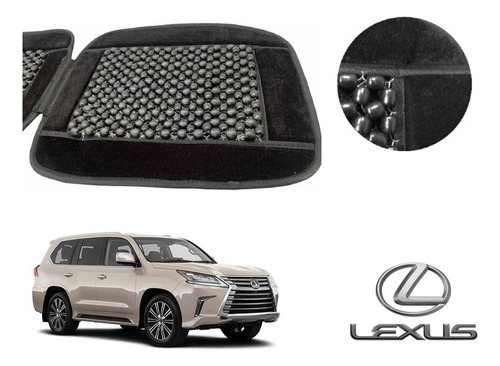 Respaldo Bolitas + Cubre Volante Lexus Lx 2022 2023 2024 Foto 6