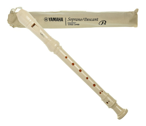 Flauta Doce Yamaha Barroca Soprano Yrs-24b