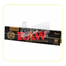 Raw Classic Black Kingsize Papeles De Liar Pack 3 Cajas