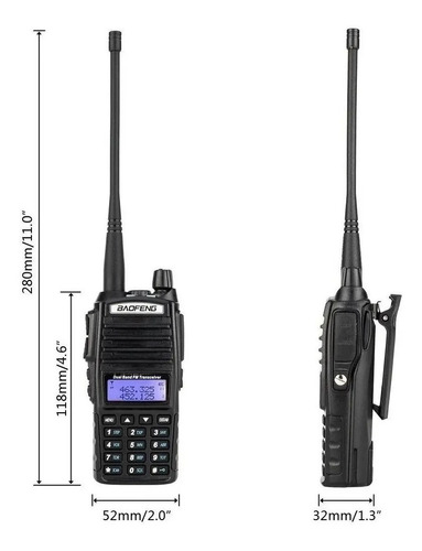 5 Radio Baofeng Uv-82 Walkie Talkie Uhf Vhf Uv82 Foto 7