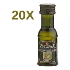 Combo 20x Mini Azeite De Oliva Extra Virgem Colavita 12ml 