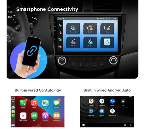 4gb + 64gb Honda Accord 2003-2007 Android Carplay Radio Usb Foto 6