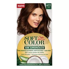 Kit Tintura Wella Professionals Soft Color Tinte De Cabello Tono 477 Café Para Cabello