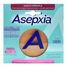 Asepxia Maquillaje Polvo Beige 10 G